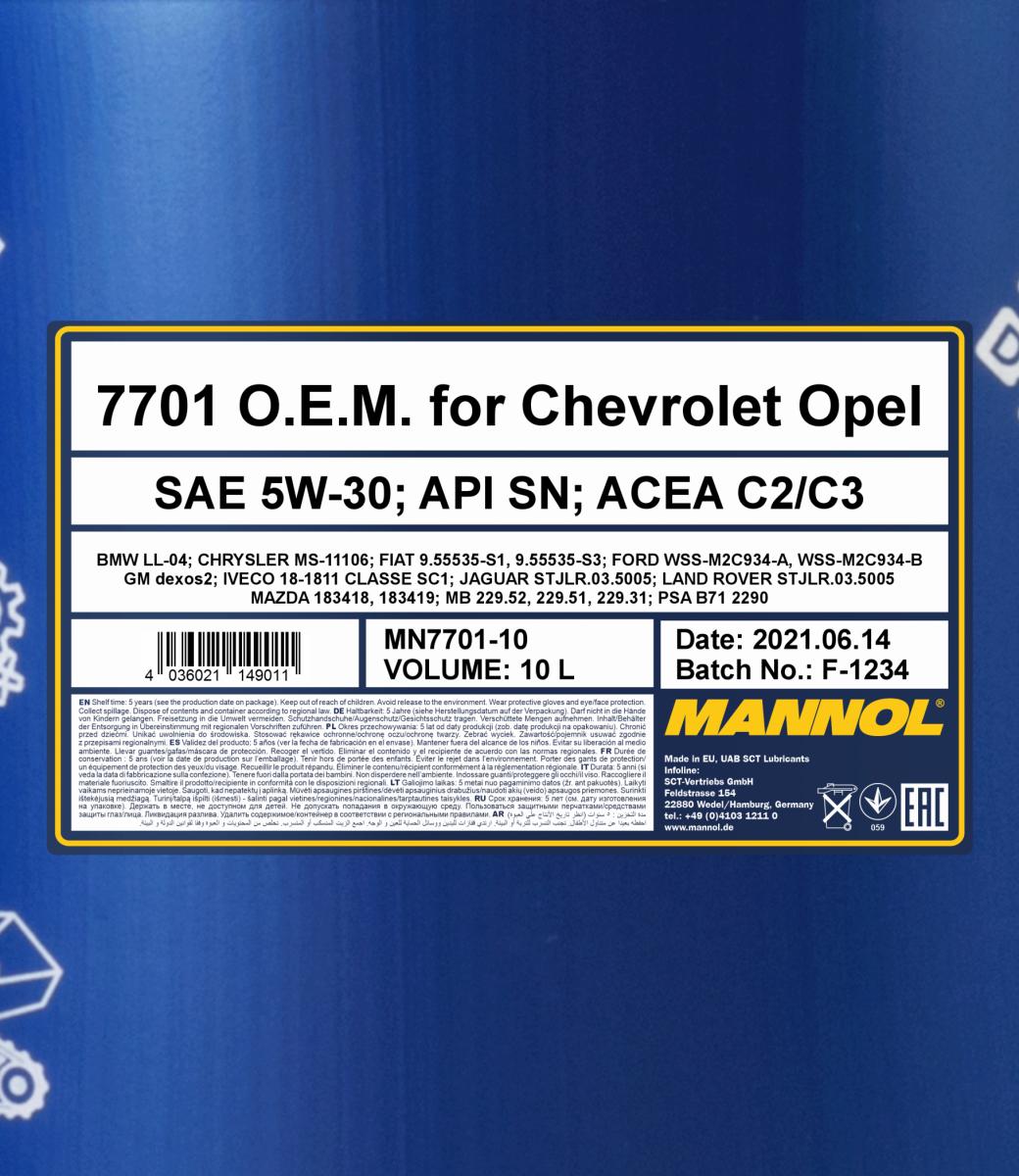 Original MANNOL 1x5 Liter Defender 10W-40 API SL/CF Öl Motoröl MN7507-5