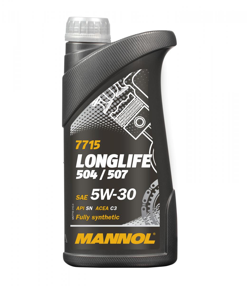 MANNOL 20L 7715 LONGLIFE 504/507 Spezialmotoröl Motoröl API