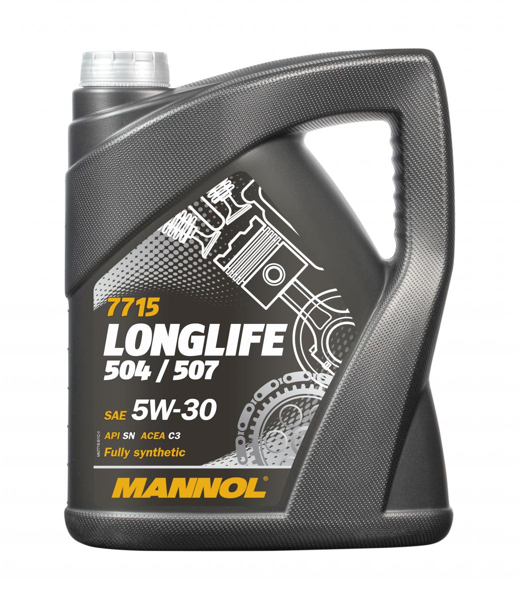 MANNOL Longlife 504/507 5W-30 Fully Synthetic Car Engine Oil 7715